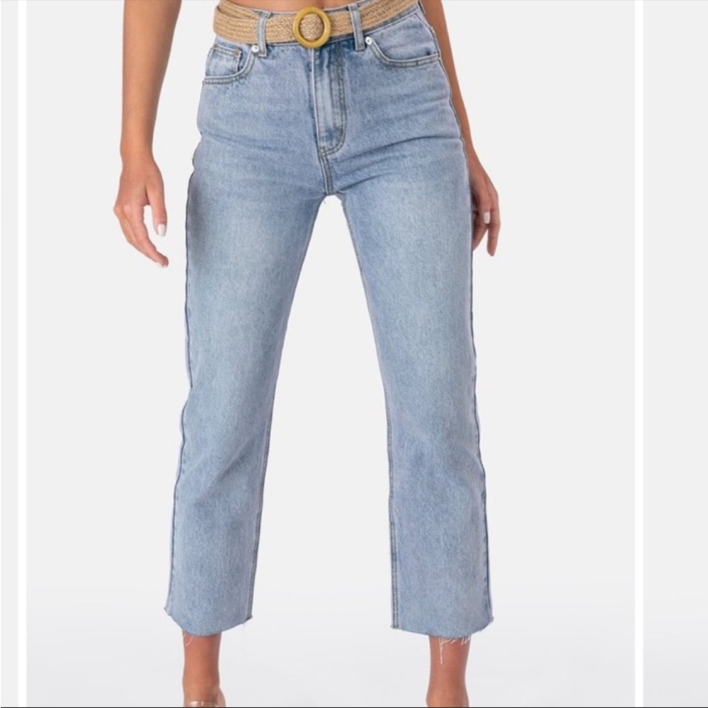 Adika Light Blue Denim Jeans Ankle Cropped Women's Jeans Size Medium